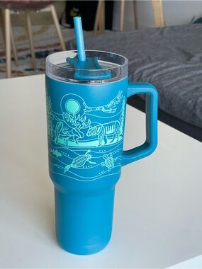 Native Northwest Indigenous designer Insulated Tumbler Water Bottle for car